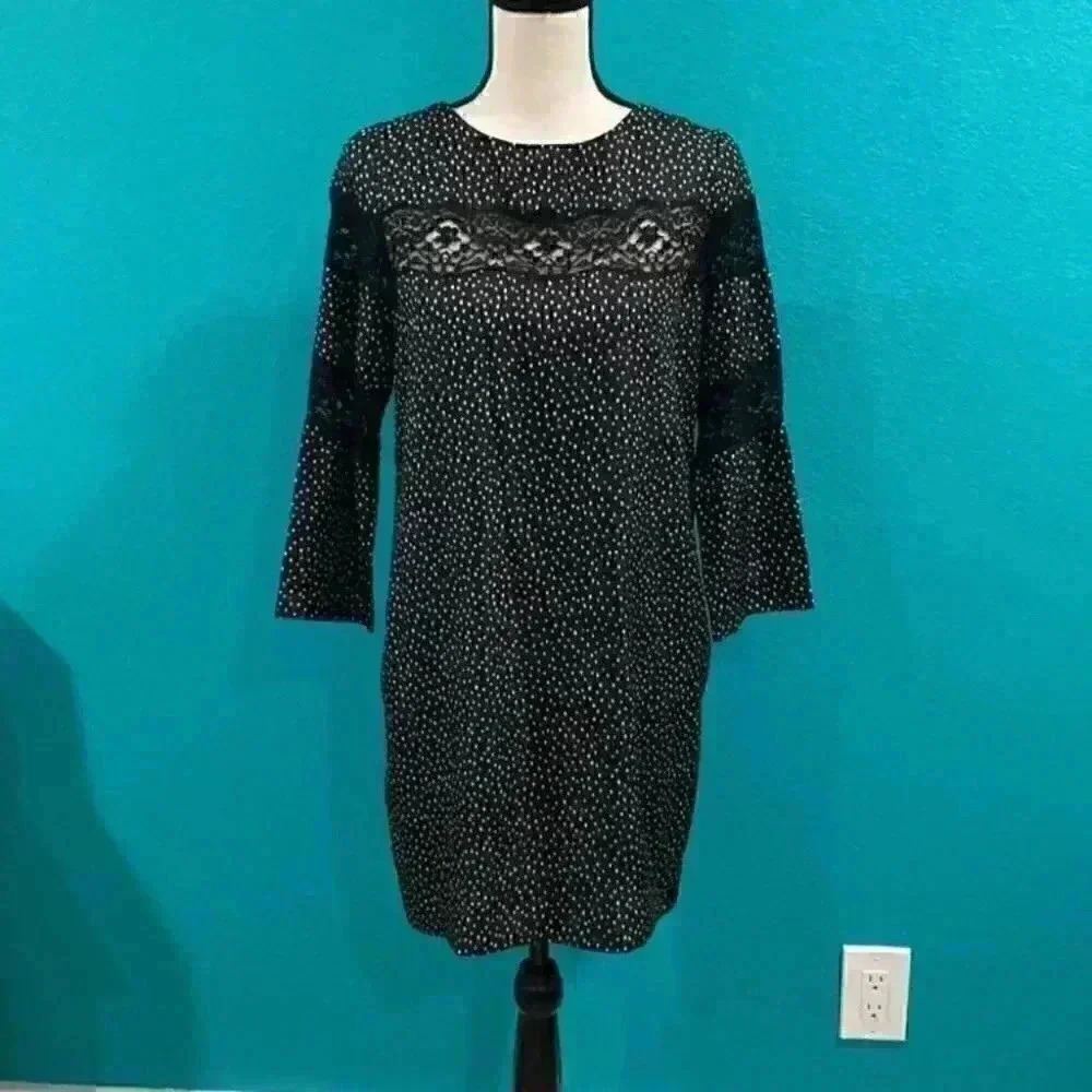 Sandro lace insert dress in size 2